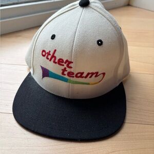 Lesbian Queer Pride “Other Team” Embroidered Two-Tone Snapback Hat